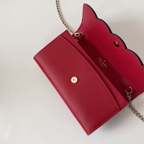 🍒 Kate Spade Bing Cherry Wallet On a Chain Crossbody/Clutch K6148 $259 - Picture 4 of 6